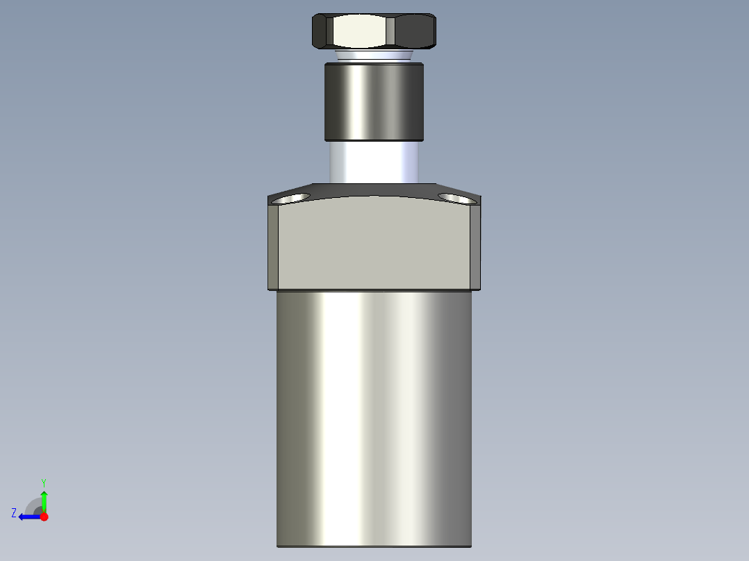 KOSMEKLHS0550-CR-Y45多系列多零件图纸模型右视图
