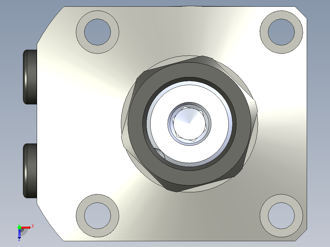 KOSMEKLHS0550-CR-Y45多系列多零件图纸模型俯视图