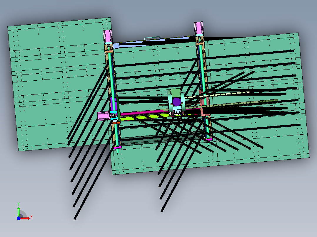 金属钻多功能铣床前视图