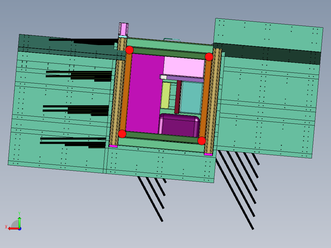 金属钻多功能铣床后视图