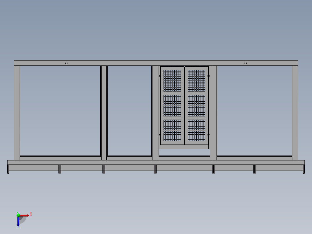 1600KVA箱变3D（sw16可编辑+cad）俯视图