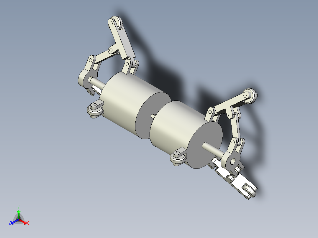 一种管道检测机器人系统设计932676==250正等轴测图