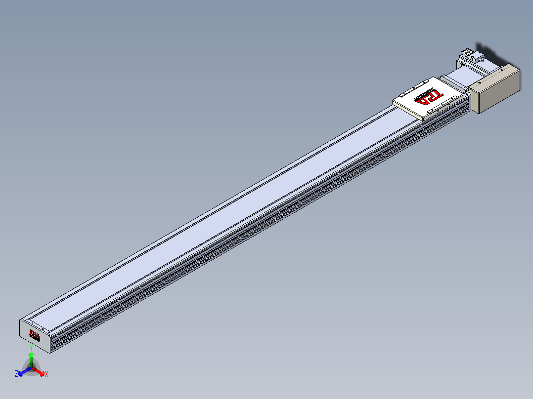 同步带全封闭直线模组TPA-HCB-110D-90-L1300-ML-Y-P40-N3