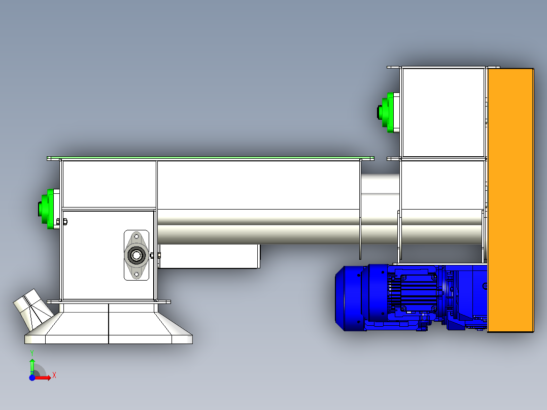双螺旋输送机前视图