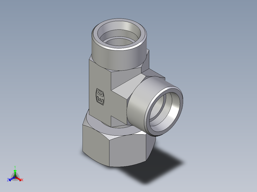 卡套式工业通用硬管接头EO_Standpipe_run_tee_EVL30SOMDCF