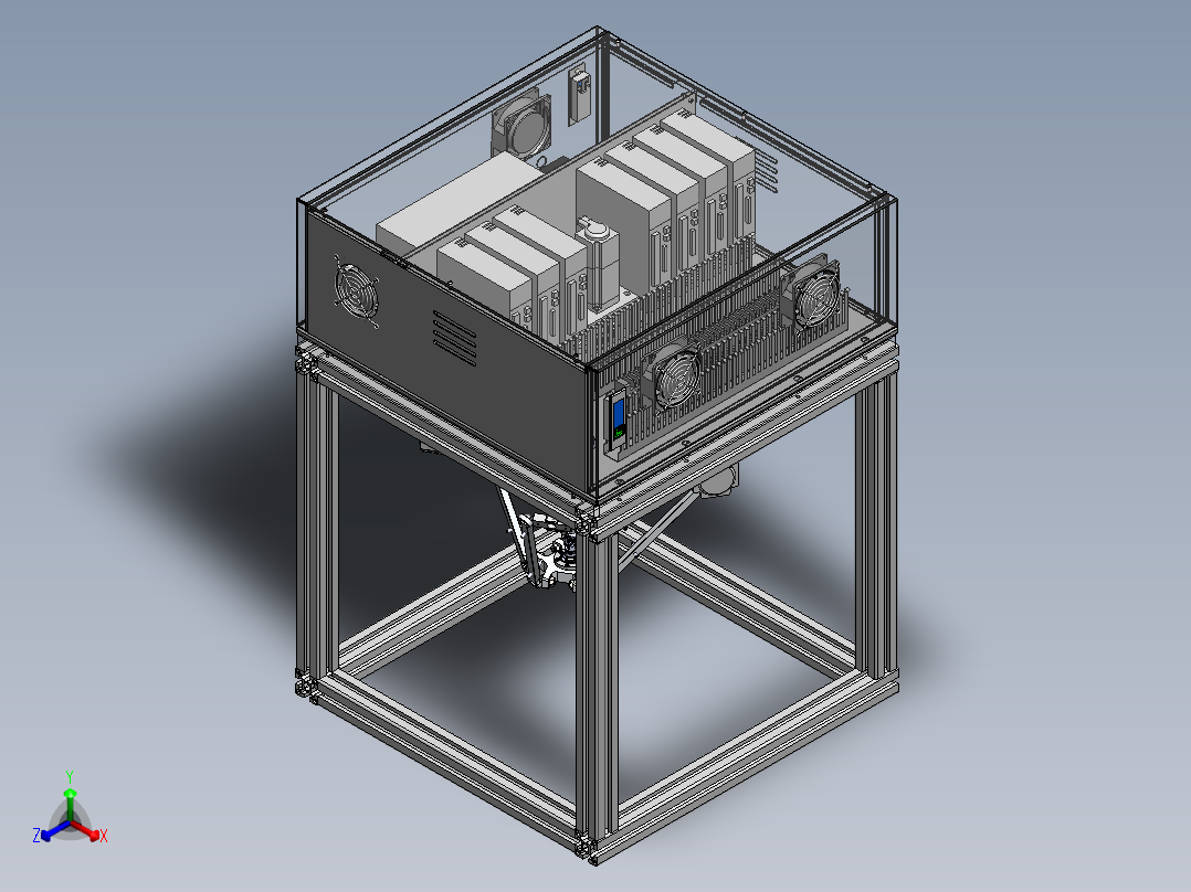小型蜘蛛手正等轴测图