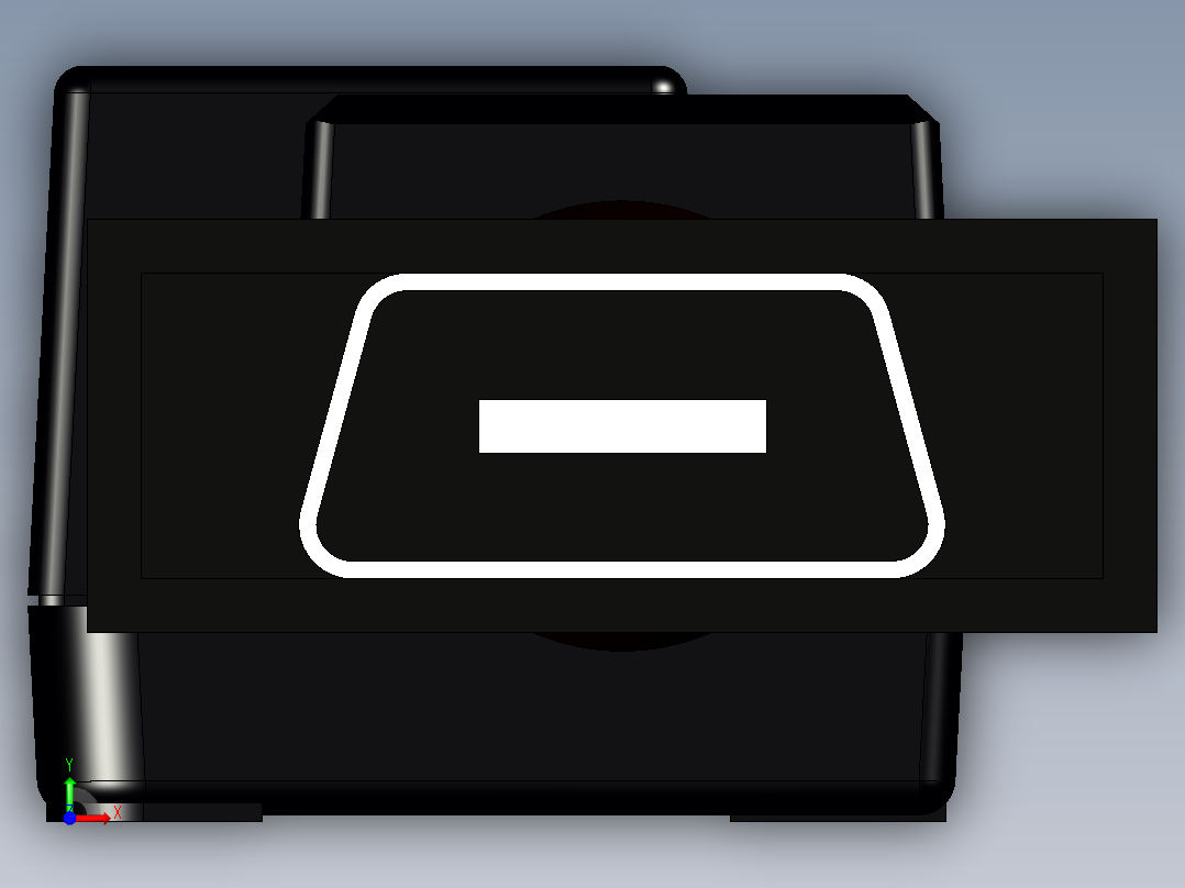 基恩士XG-S035C_M_kc图纸模型前视图