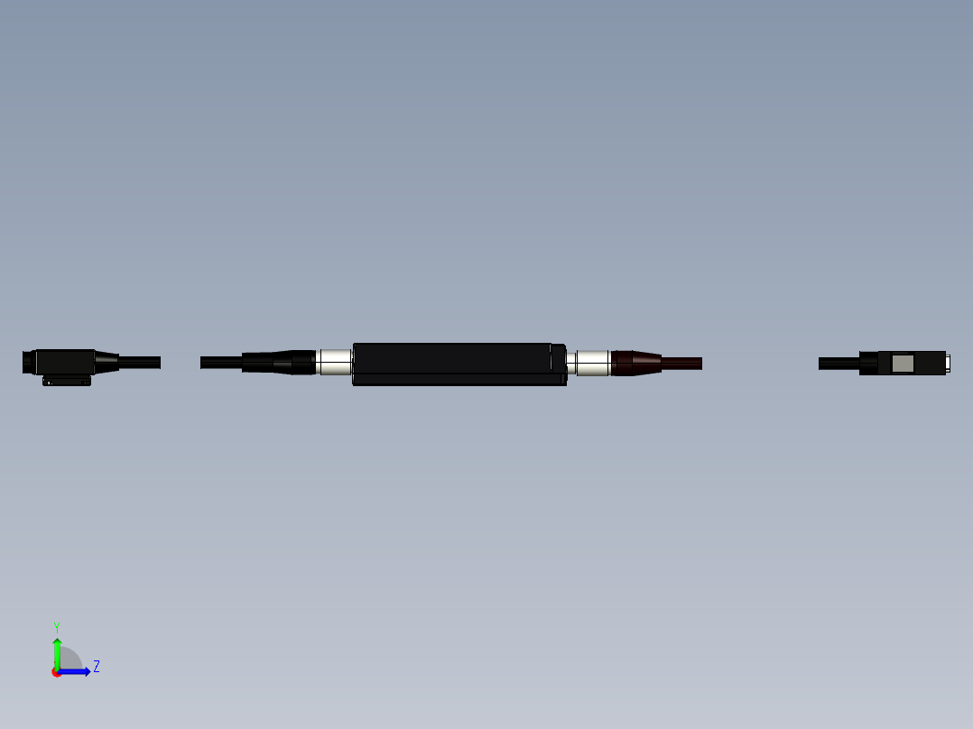 基恩士XG-S035C_M_kc图纸模型左视图