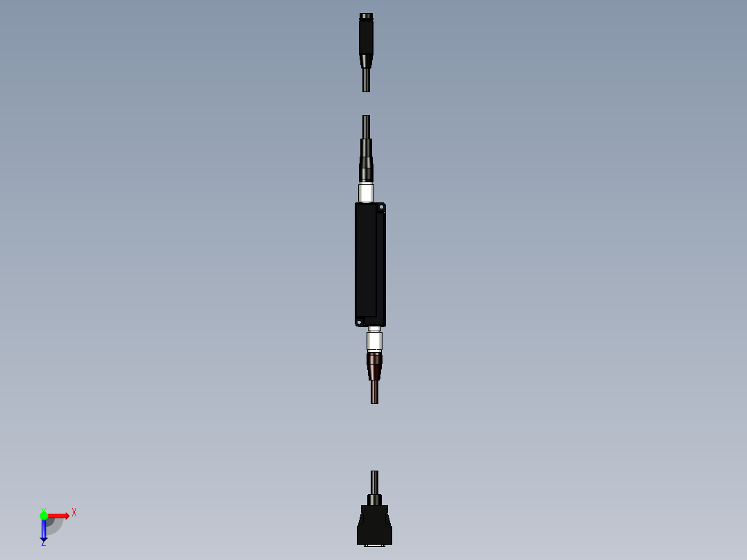 基恩士XG-S035C_M_kc图纸模型俯视图