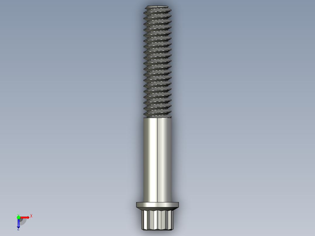 1-4in-20 1.75long 12-point screws.STEP俯视图