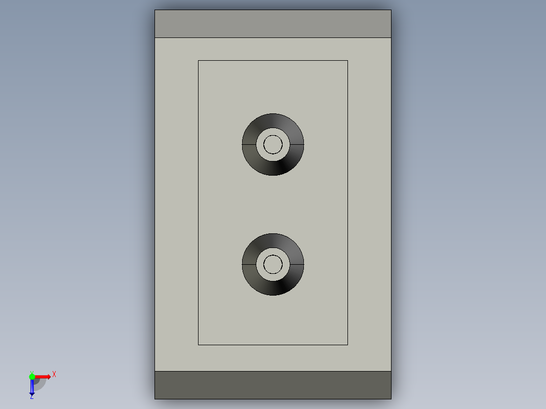基恩士FU-15_kc图纸模型俯视图