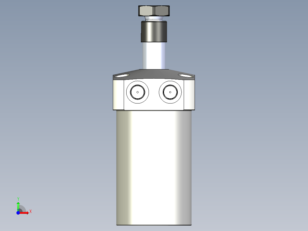 KOSMEKWHE1000-2AL多系列多零件图纸模型前视图
