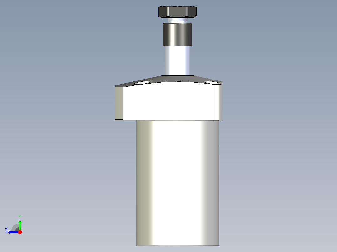 KOSMEKWHE1000-2AL多系列多零件图纸模型右视图