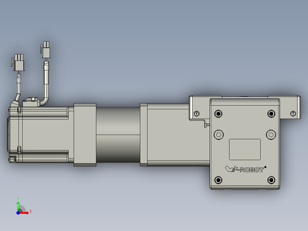 威洛博直线电机模组EB10-L224-S1050-L-ZP75-MS3-5K前视图
