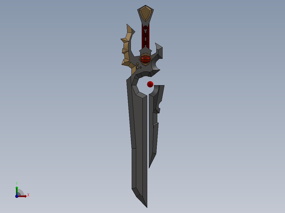 剑、宝剑(136)前视图