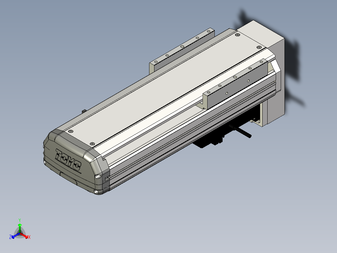 Toyo东佑达直线模组-ETH14-200-BM-400W正等轴测图