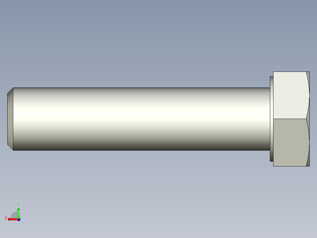 螺钉-DIN_931-M12x1.75x50_18.stp后视图