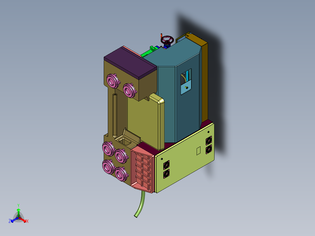 数控平轨4工位电动刀架车床