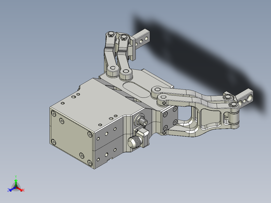 16-JEGB 4140 I000二指机械爪模型<span style='color: red'>3D</span>图纸 STEP格式