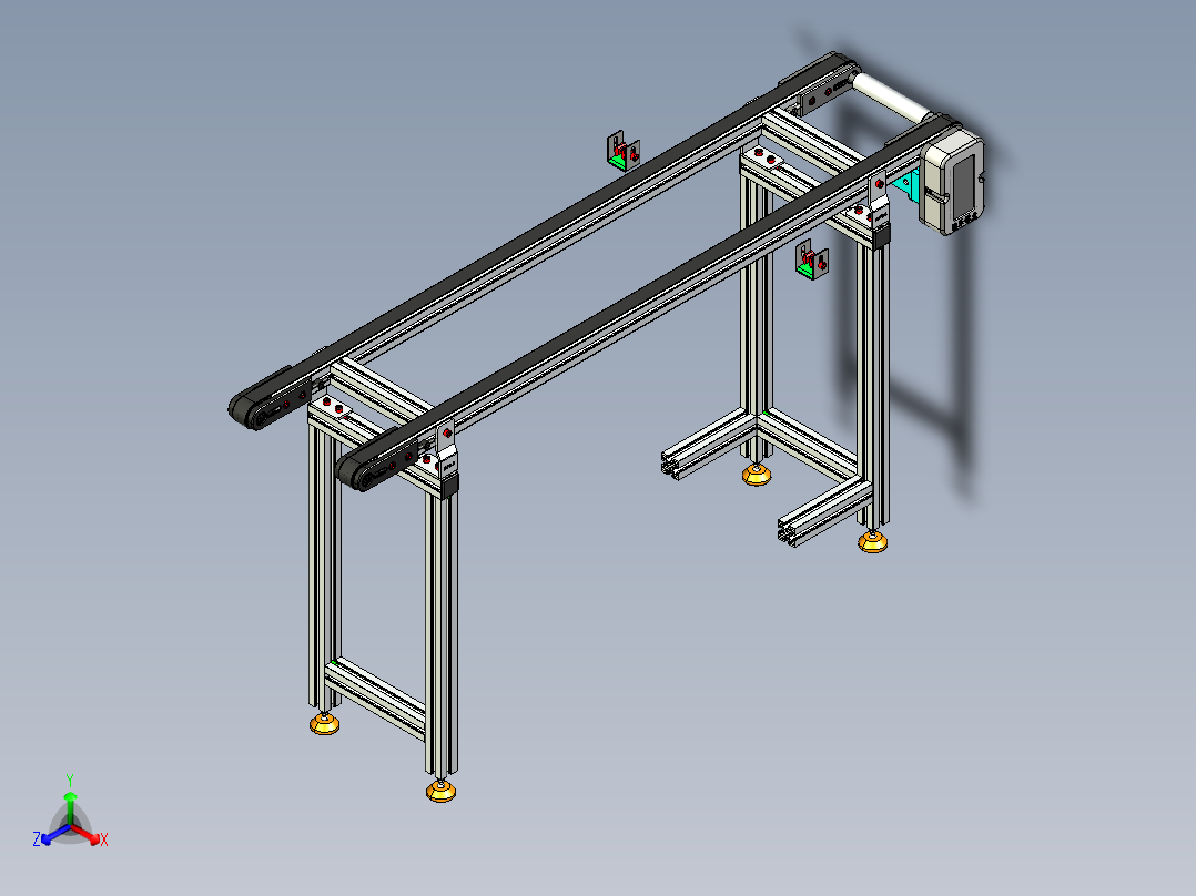 LE-XC4040-齿形同步线右边驱动