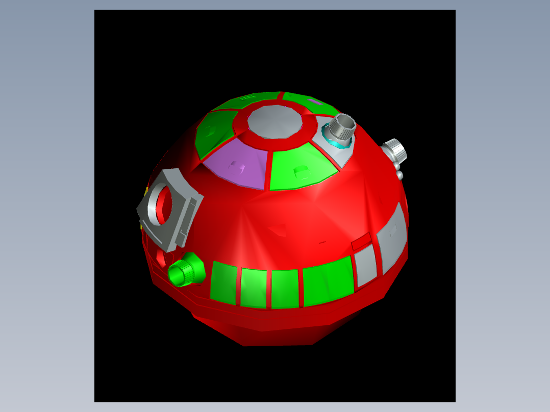 AUTOCAD <span style='color: red'>R2</span>圆顶机器人