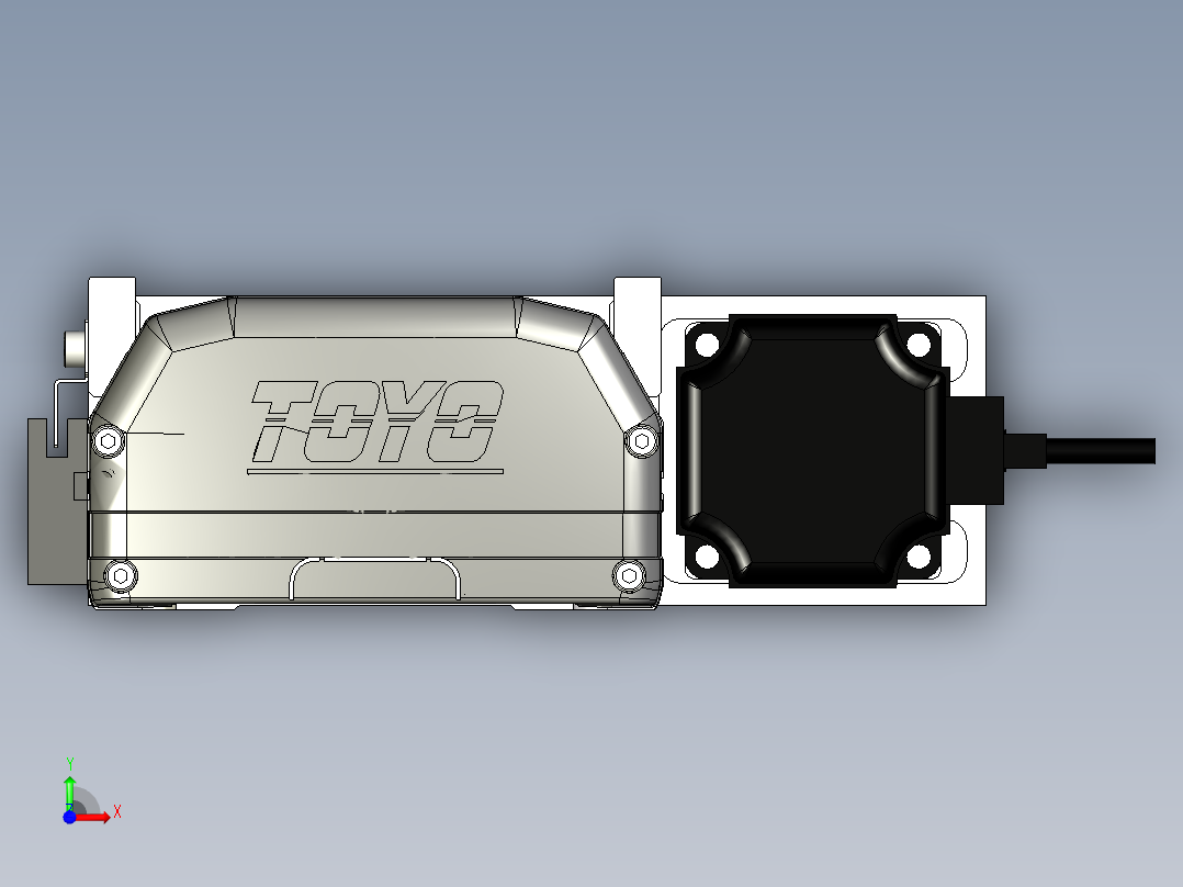 Toyo东佑达直线模组-ETH13-200-BR-400W+煞車前视图