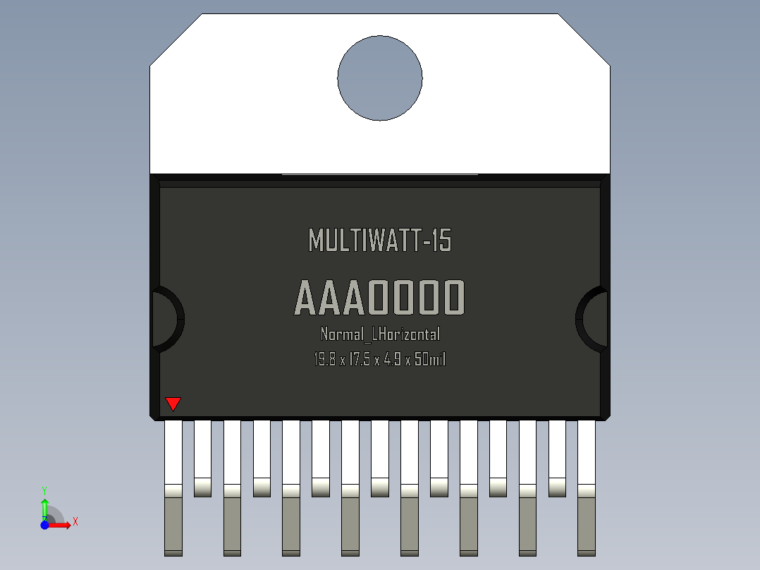 multiwatt-ST 封装-MULTIWATT-15_Normal_LHorizontal_rev1.1前视图