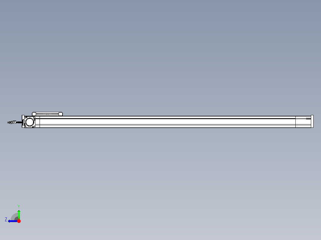 威洛博LB.GB同步带传动--欧规系列LB6A-L130-S1300-BL右视图