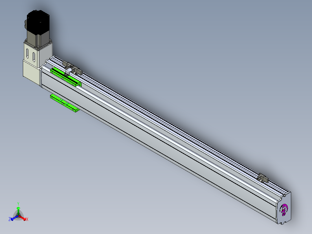 同步带滑台-半封闭B10-L90-S800-R-P40-D3