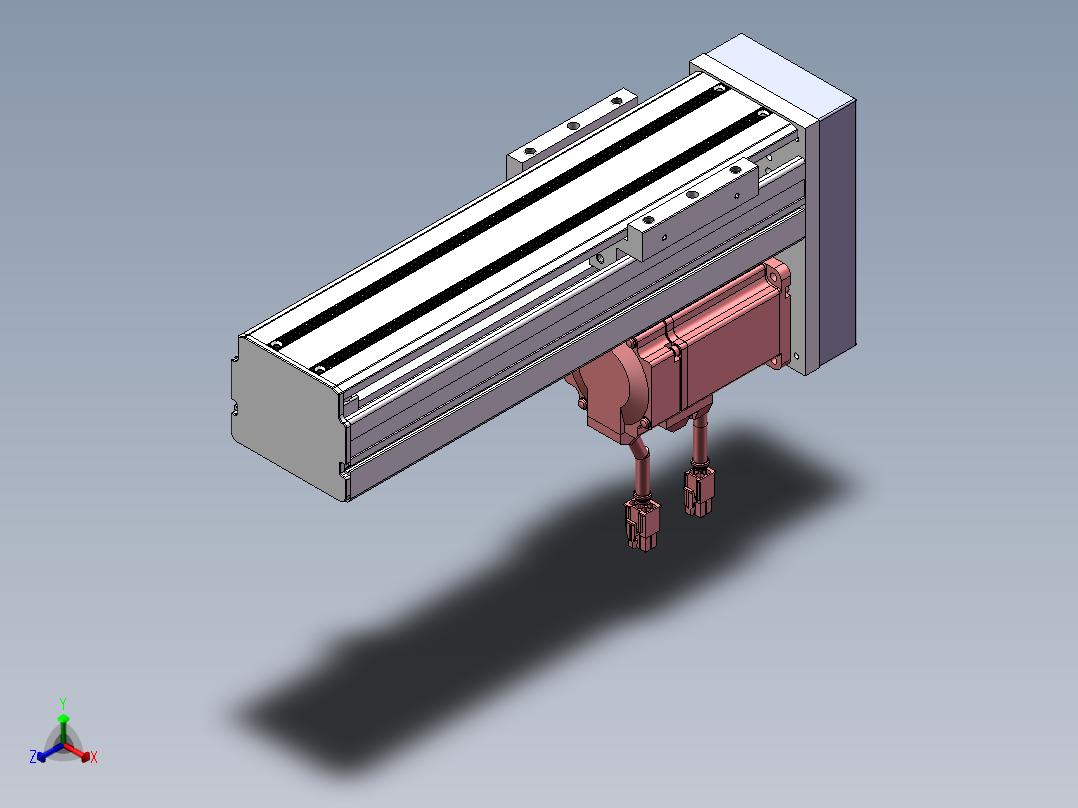 精密模组MY80S-T10-150L-P20B-BM-C4正等轴测图