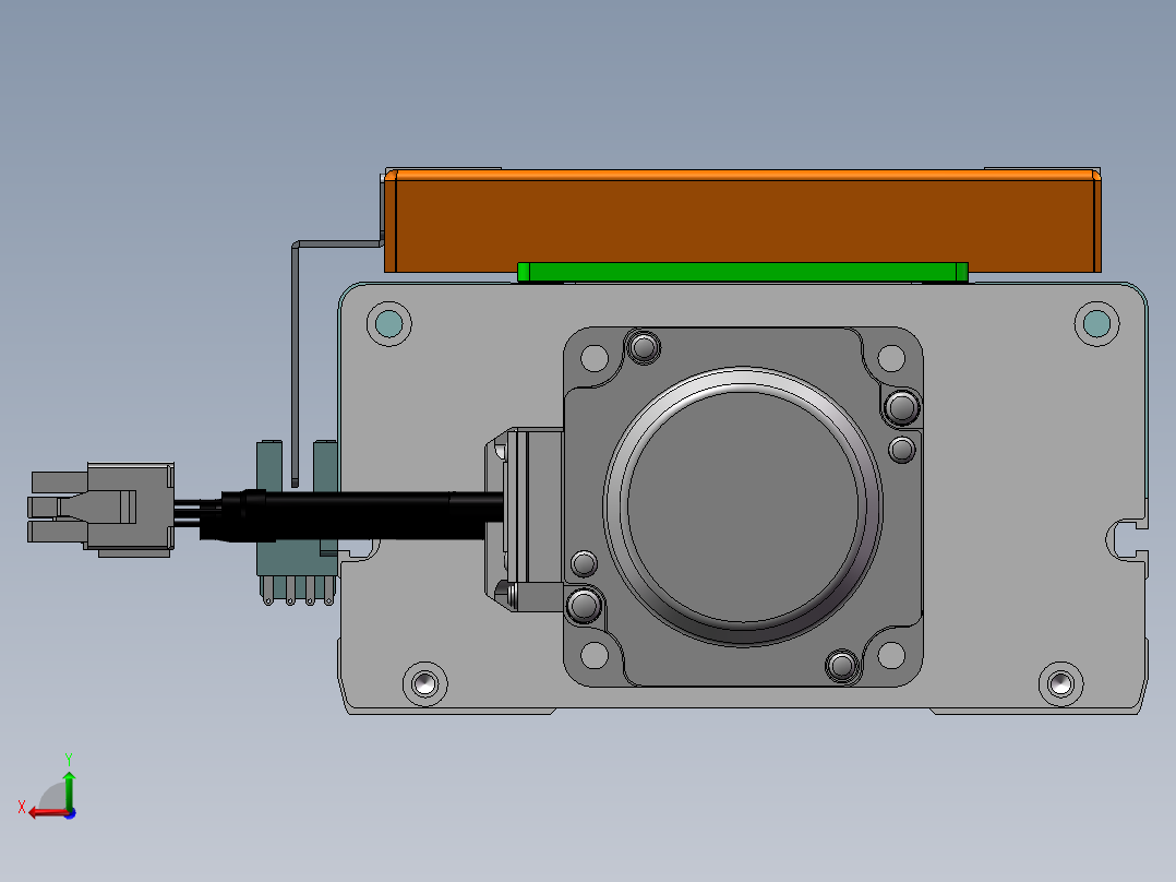 MCH丝杆全封闭MCH14-BC-200W后视图