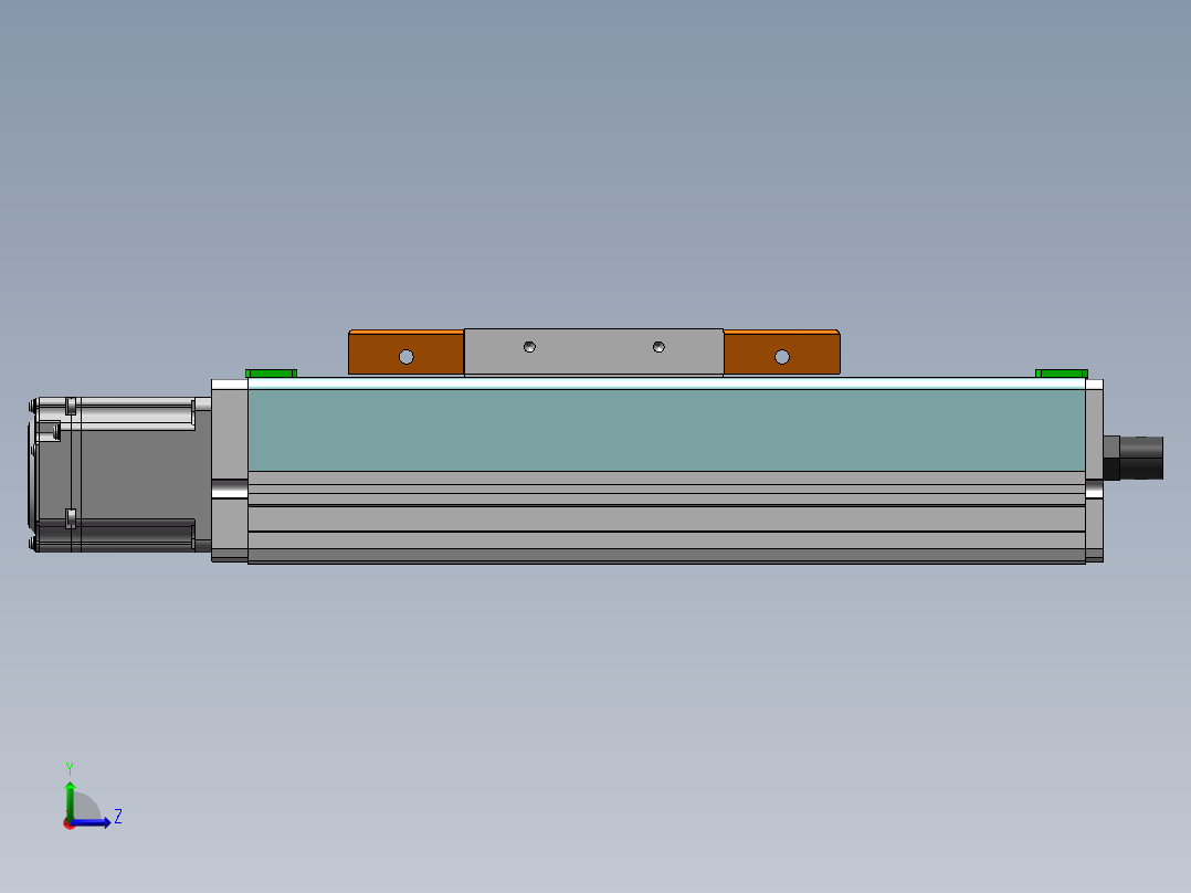 MCH丝杆全封闭MCH14-BC-200W左视图