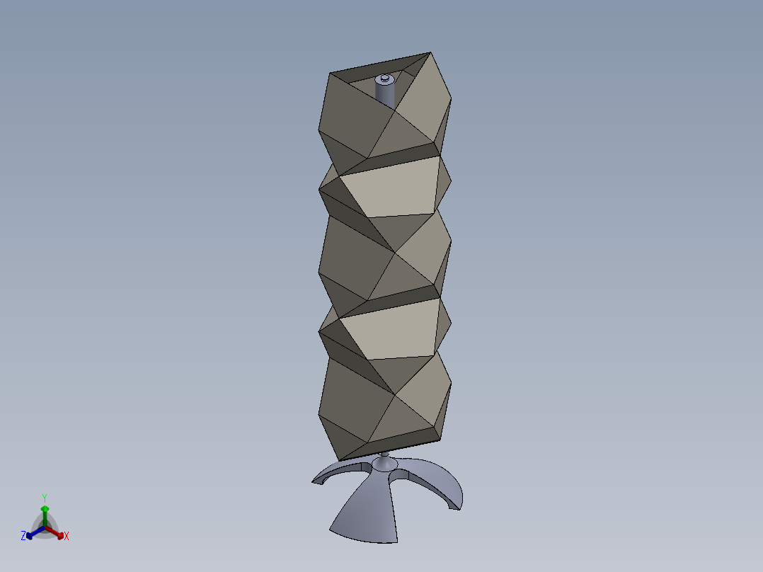 灯架正等轴测图