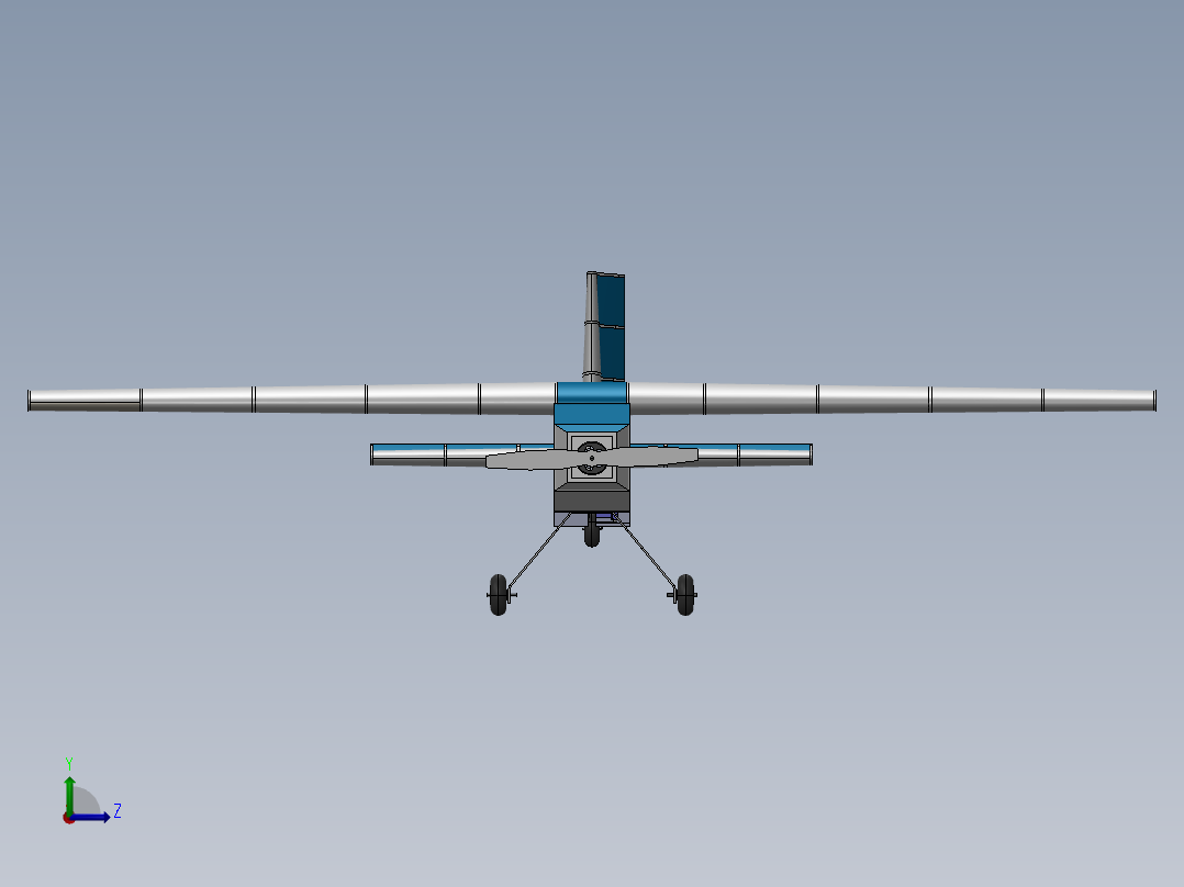 c-plane-34遥控飞行模型左视图