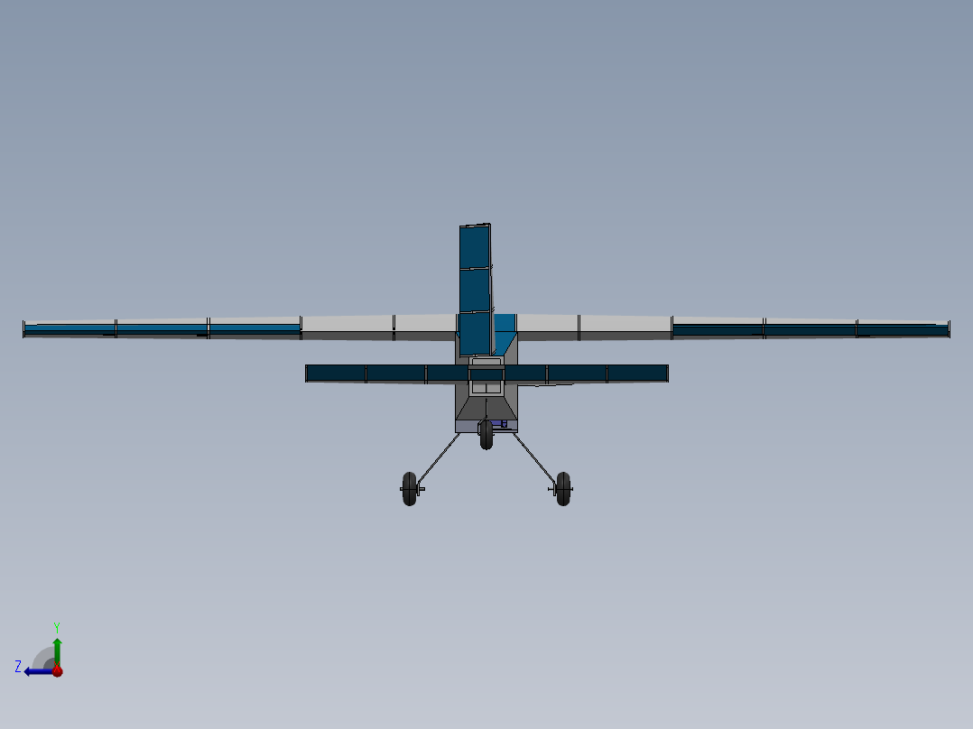 c-plane-34遥控飞行模型右视图