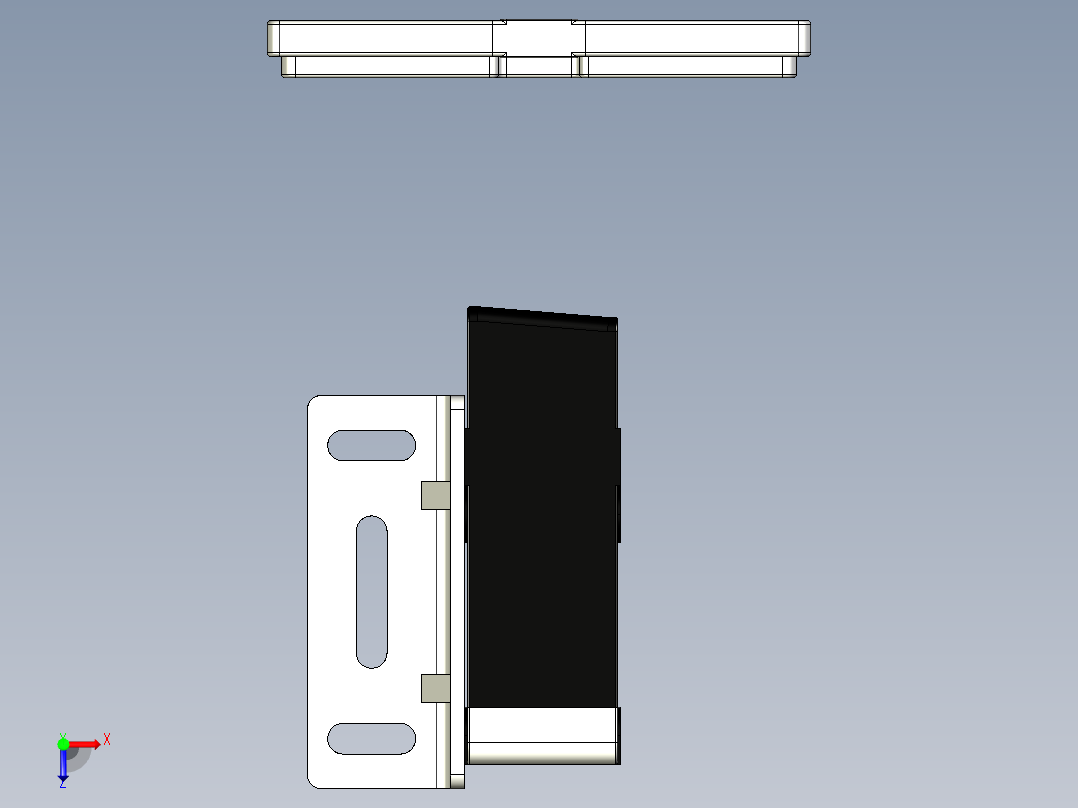 基恩士LV-S63_kc图纸模型俯视图