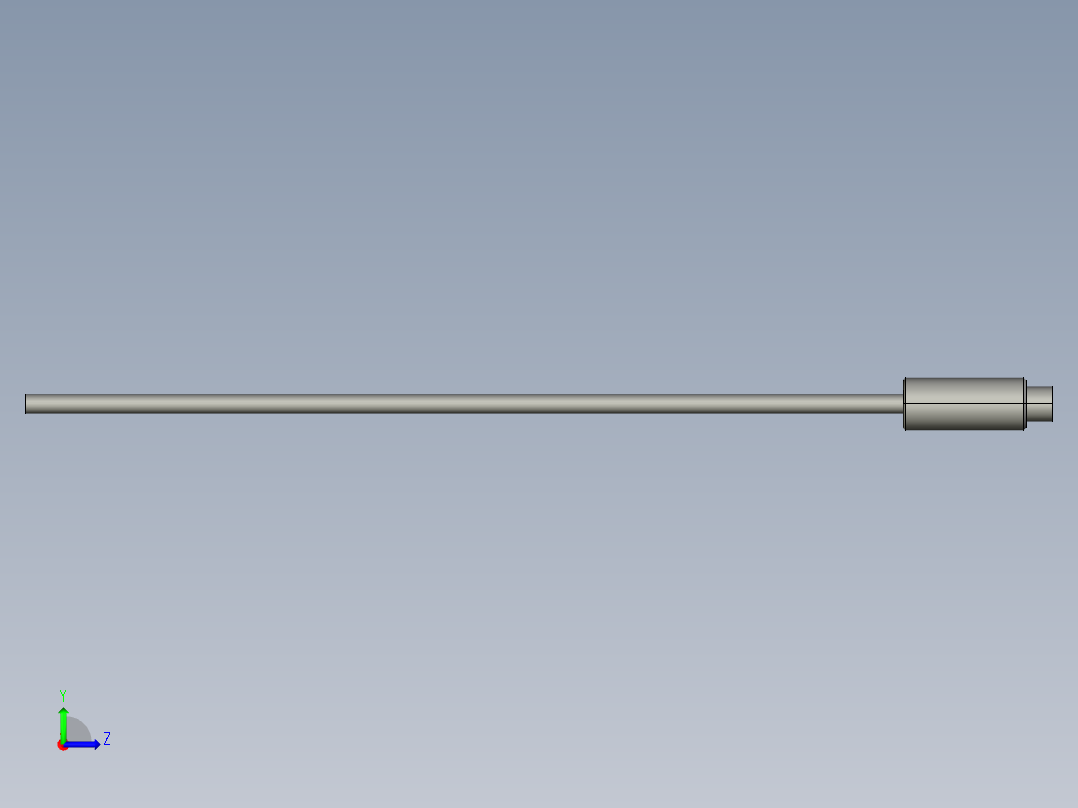 基恩士FU-25core_kc图纸模型左视图