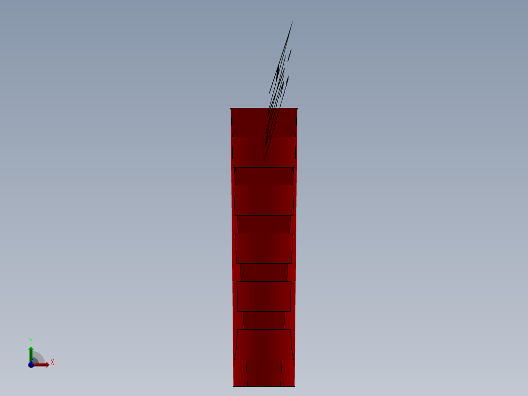 strain relief straight前视图