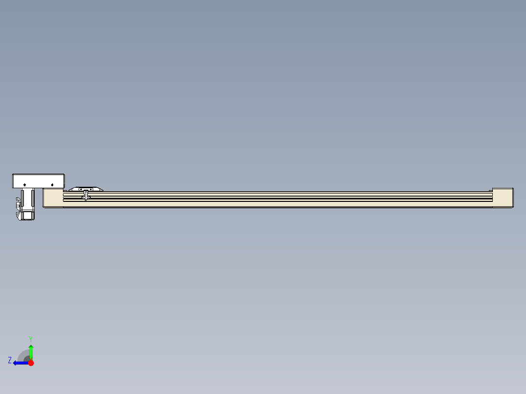 同步带全封闭直线模组TPA-HCB-65S-90-L1100-M-C-P10-N3右视图