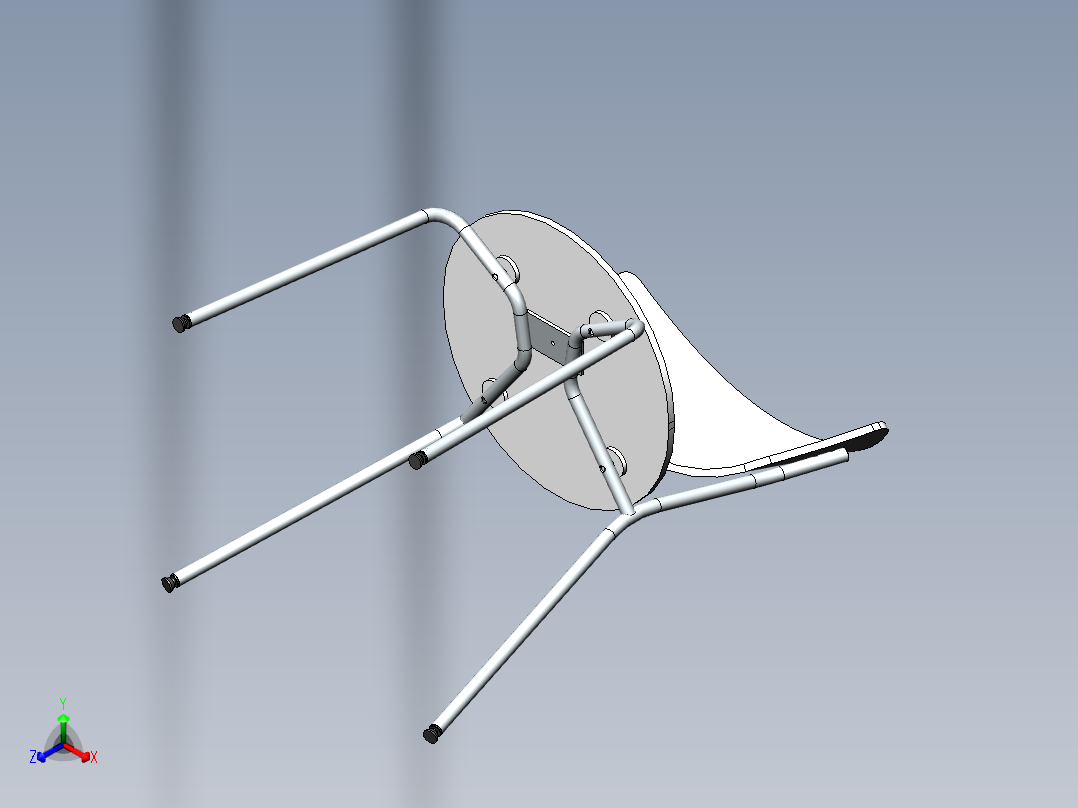 椅子正等轴测图