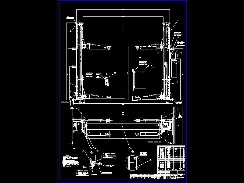 Q292-机械式双柱汽车举升机设计