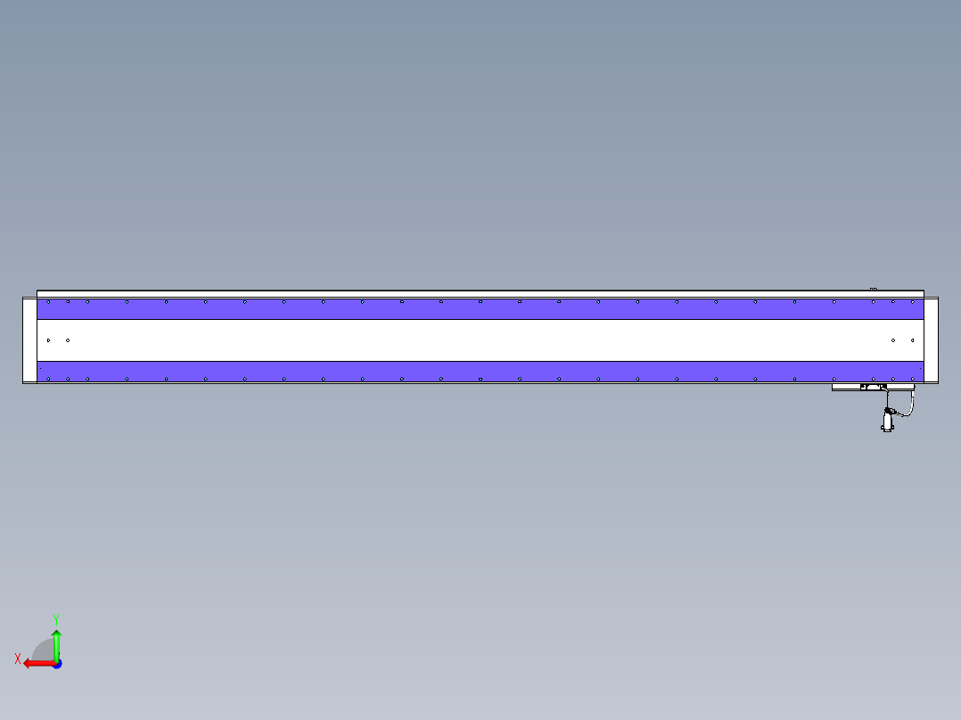 威洛博VL系列直线电机模组-VL22H3-S2000后视图