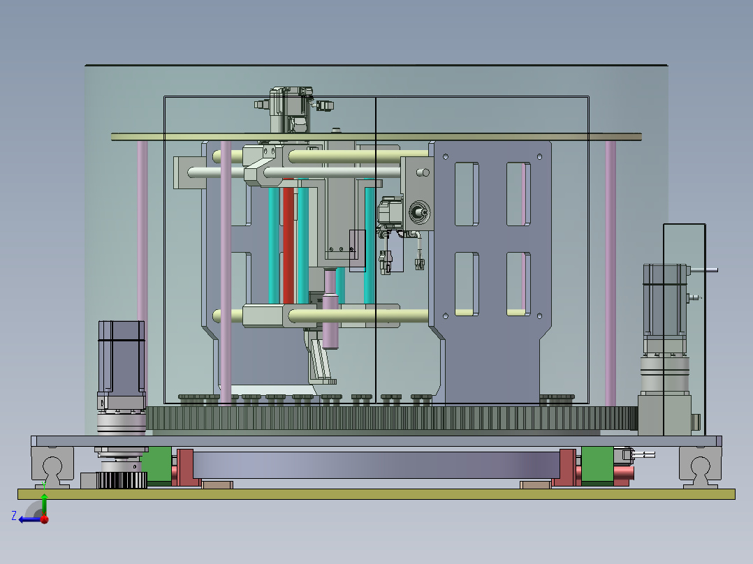 转盘式自动锁螺栓sw17可编辑右视图