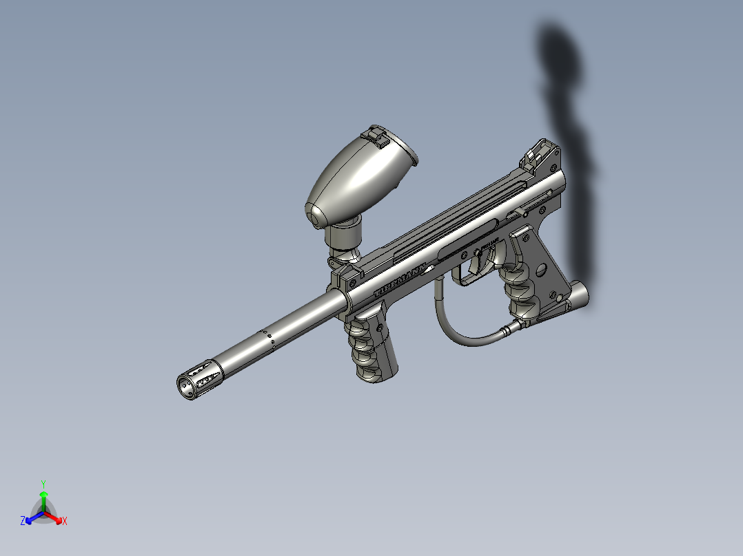 tippmann <span style='color: red'>98</span>定制枪3D模型