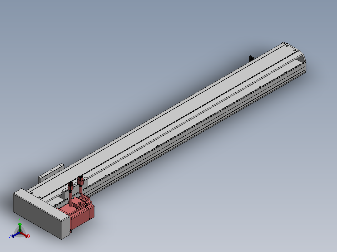 精密模组MY120-T10-800L-BL-P20B-C4-C正等轴测图