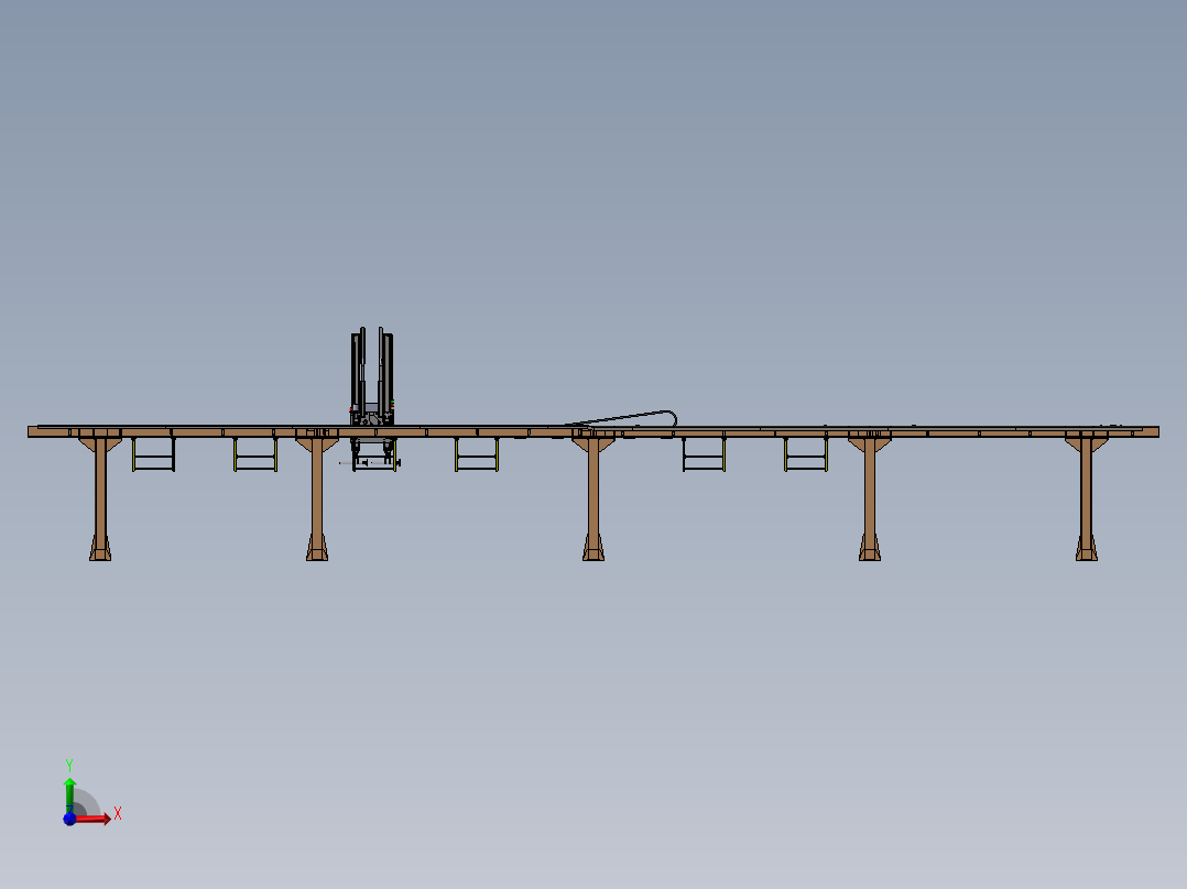双轴桁架机械手50公斤级（完整套图）前视图