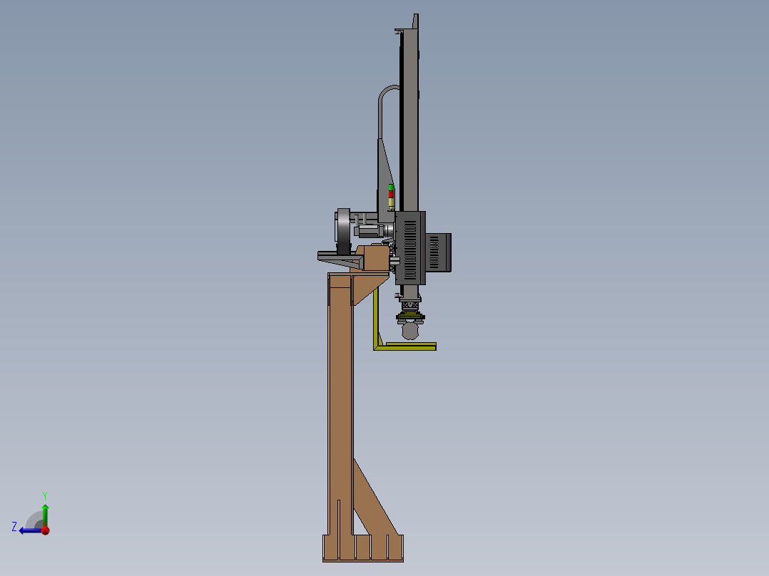 双轴桁架机械手50公斤级（完整套图）右视图