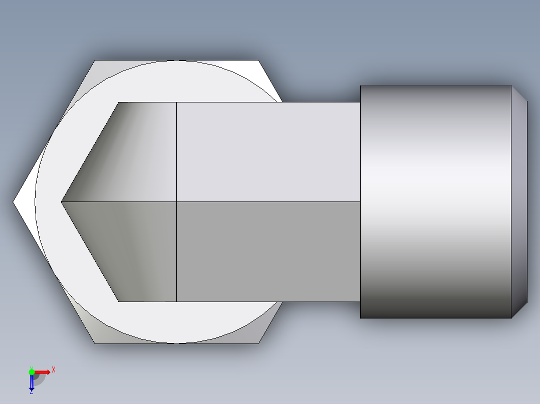 卡套式工业通用硬管接头EO_Assembled_adjustable_standpipe_elbow_EVW08LMOMD71俯视图