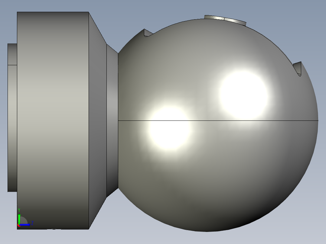 Kasa WiFi摄像头模型左视图
