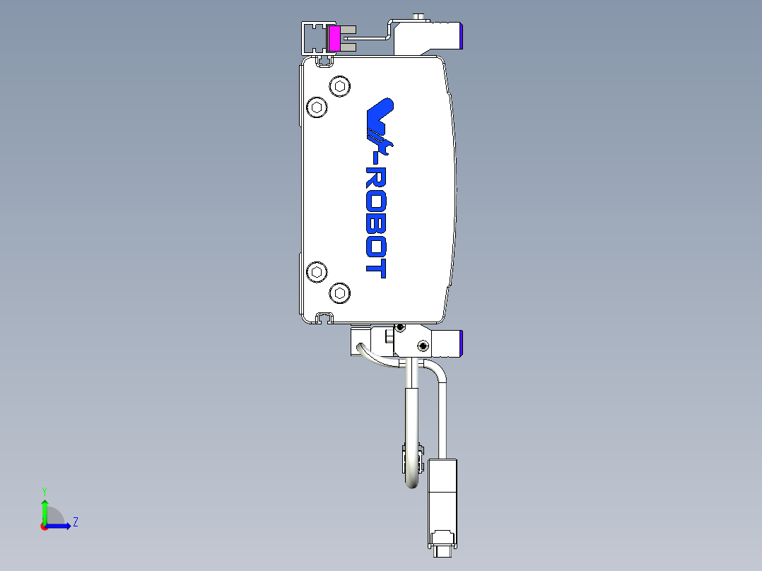 威洛博VL系列3d模型模组VL14S2Y-S150左视图